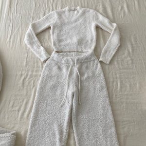 Cozy loungewear set.